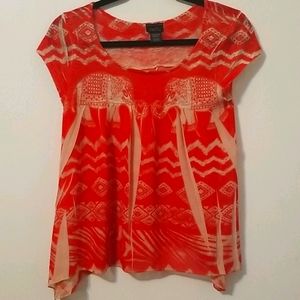 Orange elephant blouse